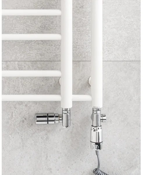 P.M.H. T2W-L - Fürdőszobai létrás törölközőszárító radiátor THEIA 352 W 154 cm balos/fehér