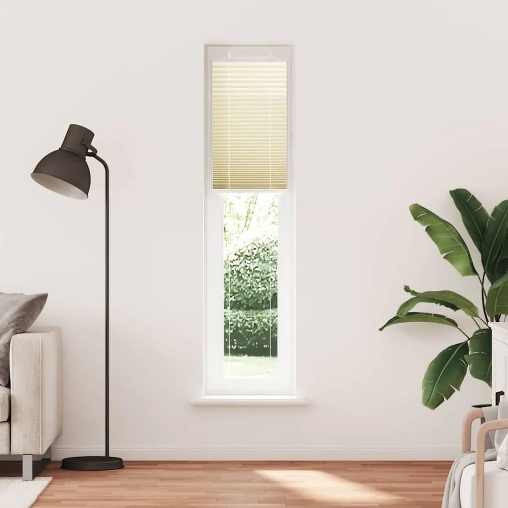 pliszírozott redőny krém 40x200 cm szövetszélesség 39,4 cm