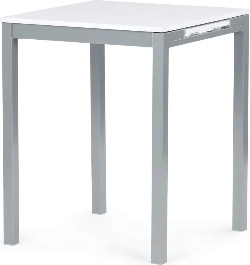 Étkezőasztal bővíthető 60–90 × 60 cm melamin fehér GDT-206 WT