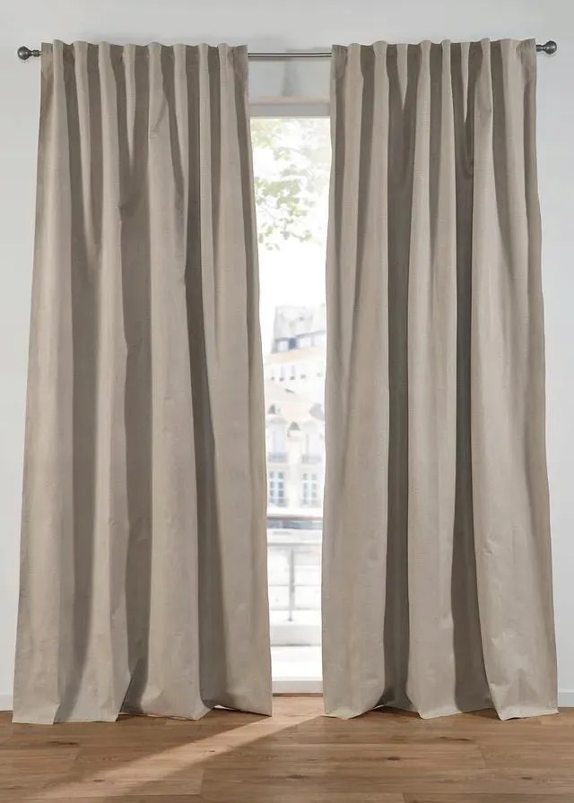 175/130 Strukturált Mintás Sötétítő Függöny 1 Db