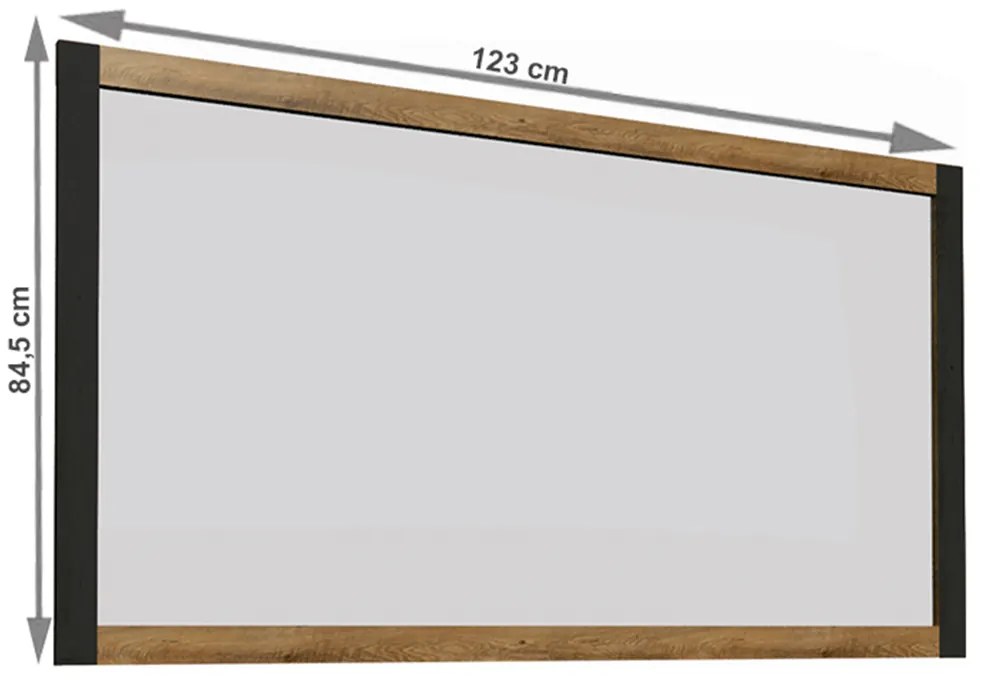 MONTANA LS tükör, szürke