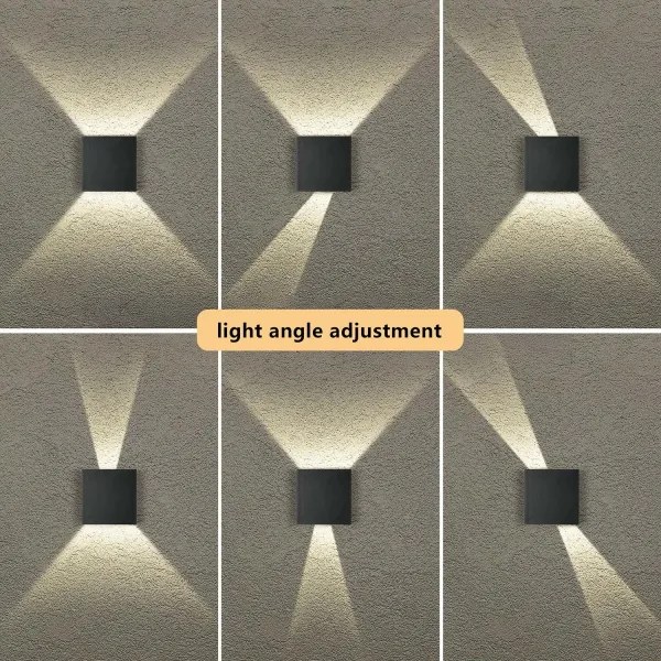 Brilagi - LED kültéri fali lámpatest DOUBLERAY LED/4W/230V fekete IP65