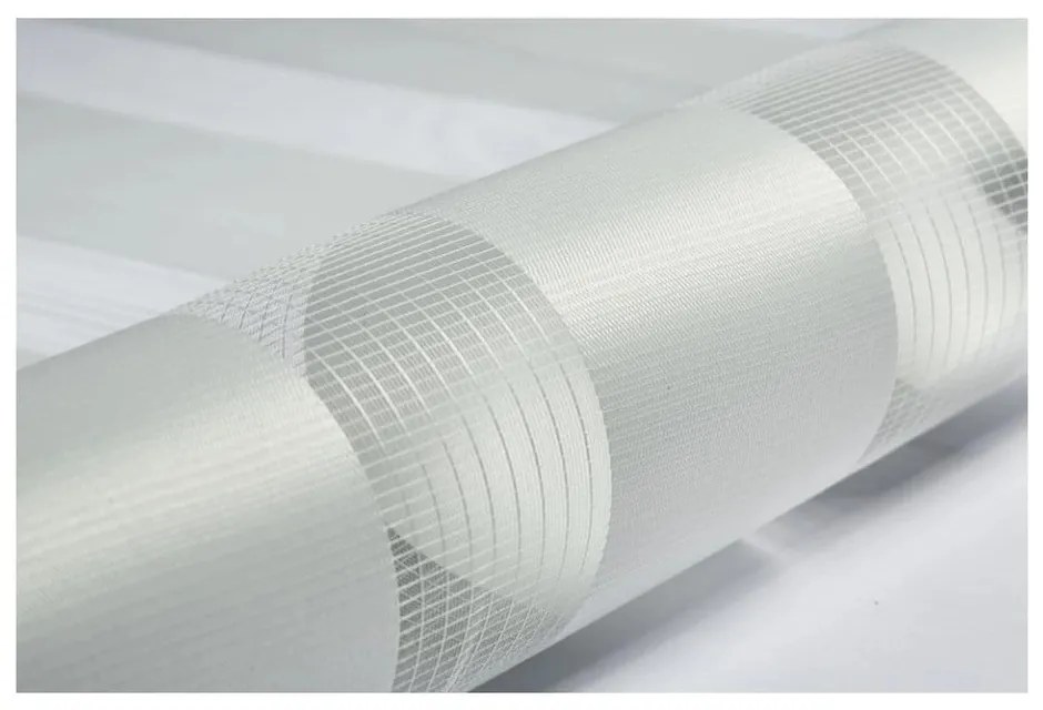 Fehér nappali-éjszakai roló 68x215 cm Zebra – Gardinia