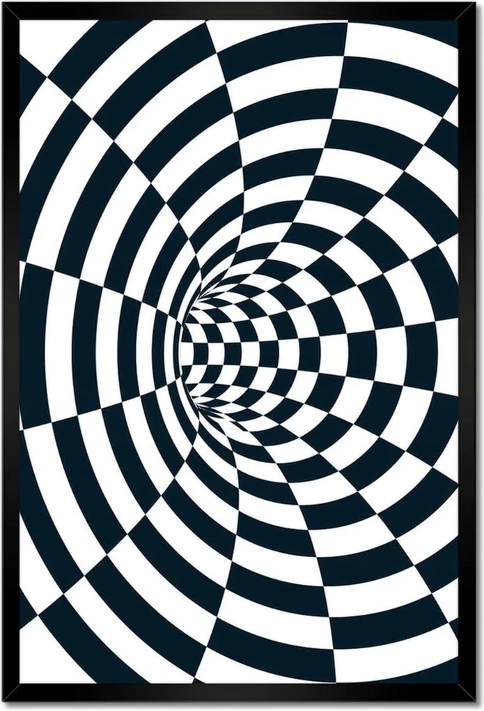 Poszterek keretben 40x60 Absztrakt fekete-fehér