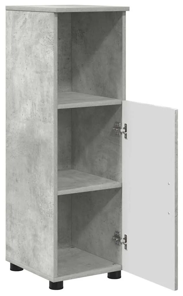 Fürdőszoba bútor szett 3 pcs Beton szürke 76.5 x 35 x 64 cm