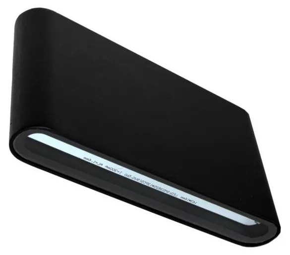 BOWI LED Kültéri fali lámpa FLOW 2xLED/6W/230V IP54 3000K fekete BW0263