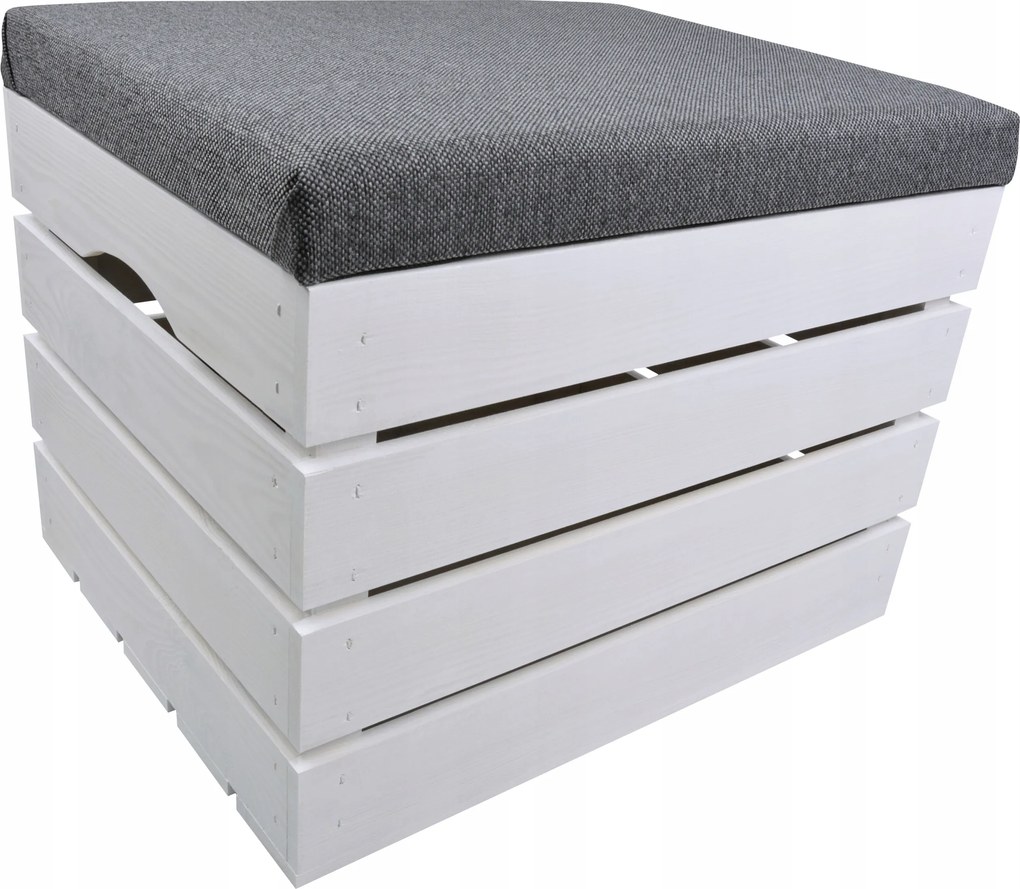 Puff Fa Láda Tároló Láda Festett