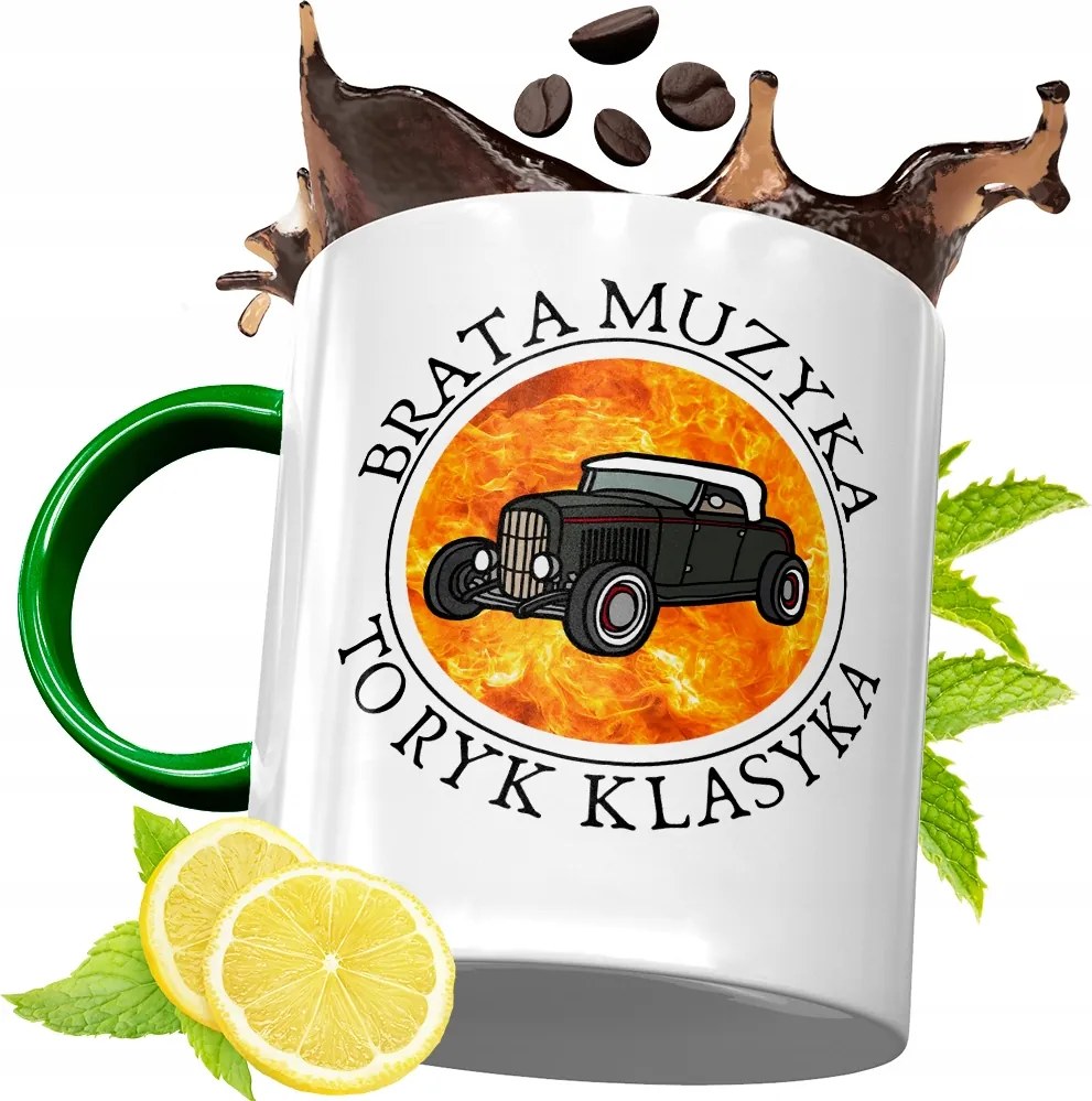 Zöld Bögre Testvérnek Ajándékba, fényképes nyomattal