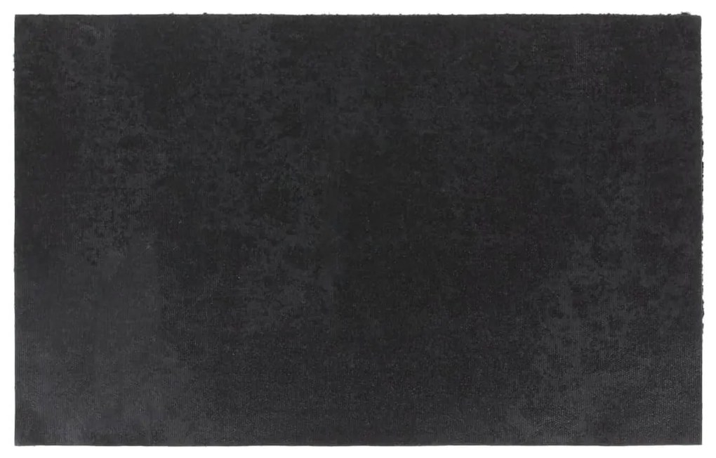 ajtószőnyeg Fekete 50x80 cm Tuftolt kókuszrostos szőnyeg