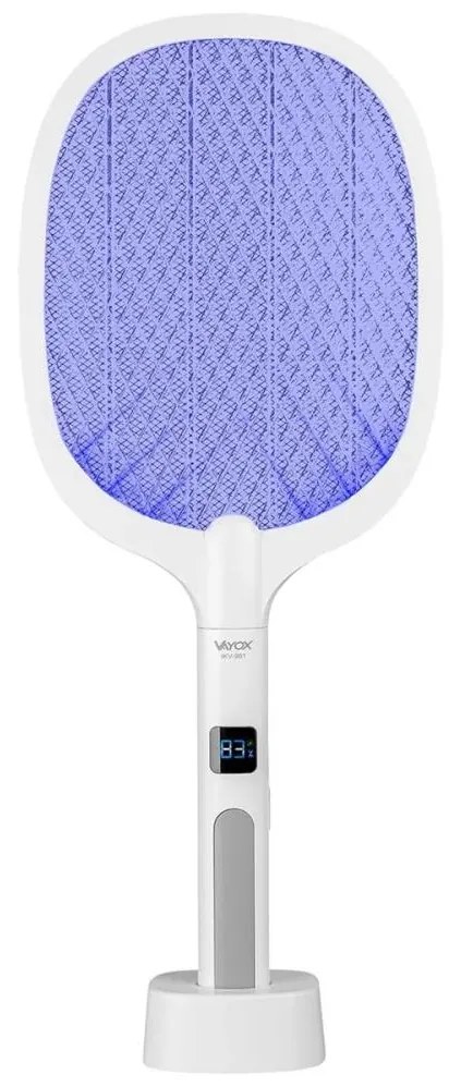 Vayox LED Elektromos rovarcsapda 2in1 LCD kijelzővel 1200 mAh/5V fehér BX0034