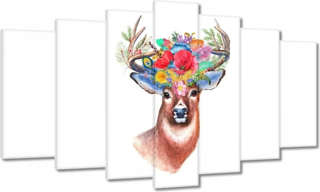 Vászonkép 140x80 Vidám szarvas