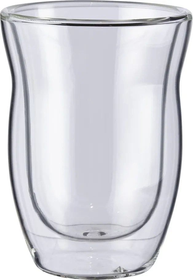 HOT & COLD duplafalú üvegpohár, 280 ml