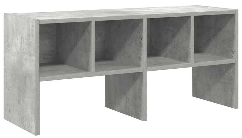 cipőtartó állvány egymásra rakható beton szürke 89,5x30x40 cm