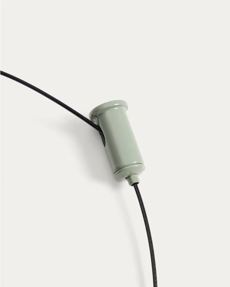 Világoszöld LED dimmelhető mennyezeti lámpa fém búrával ø 16 cm Porte – Kave Home