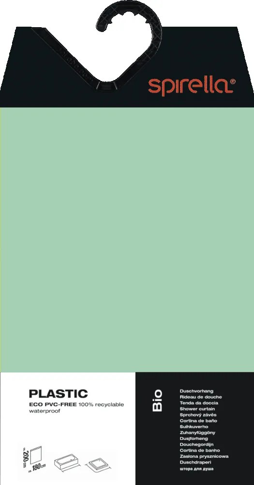 Zuhanyfüggöny 180x200 cm Bio – Spirella