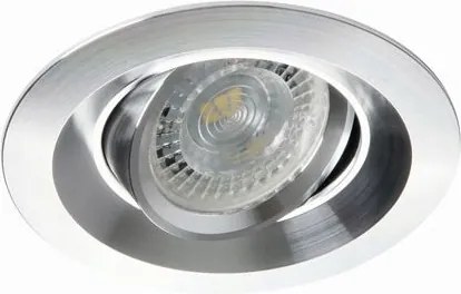 Süllyesztett mennyezeti spot lámpatest Kanlux Colie Dto ezüst