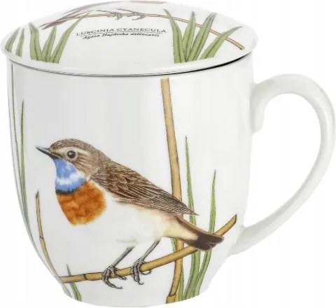 Porcelán teáscsésze szett 380 ml madár Utazó