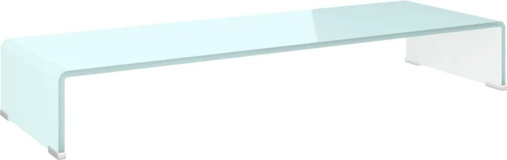 vidaXL zöld üveg TV állvány/monitor magasító 90 x 30 x 13 cm