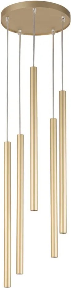 SIGMA LIGHTING 33627 SOPEL Hengeres Függesztett Lámpa Arany G9 IP20