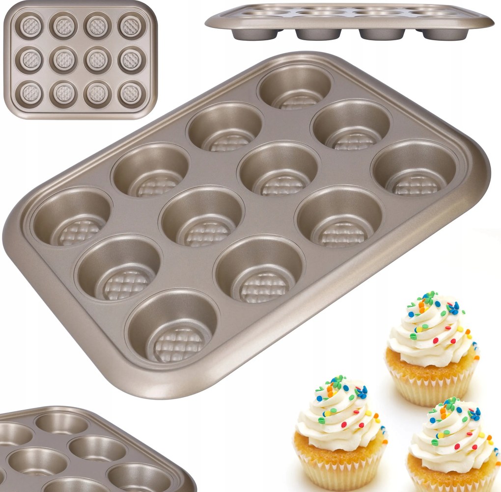 Muffin sütőforma 12 db-os muffin sütőforma
