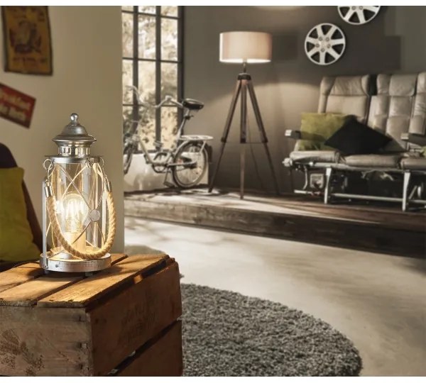 Eglo 49284 - Asztali lámpa  BRADFORD 1xE27/60W/230V