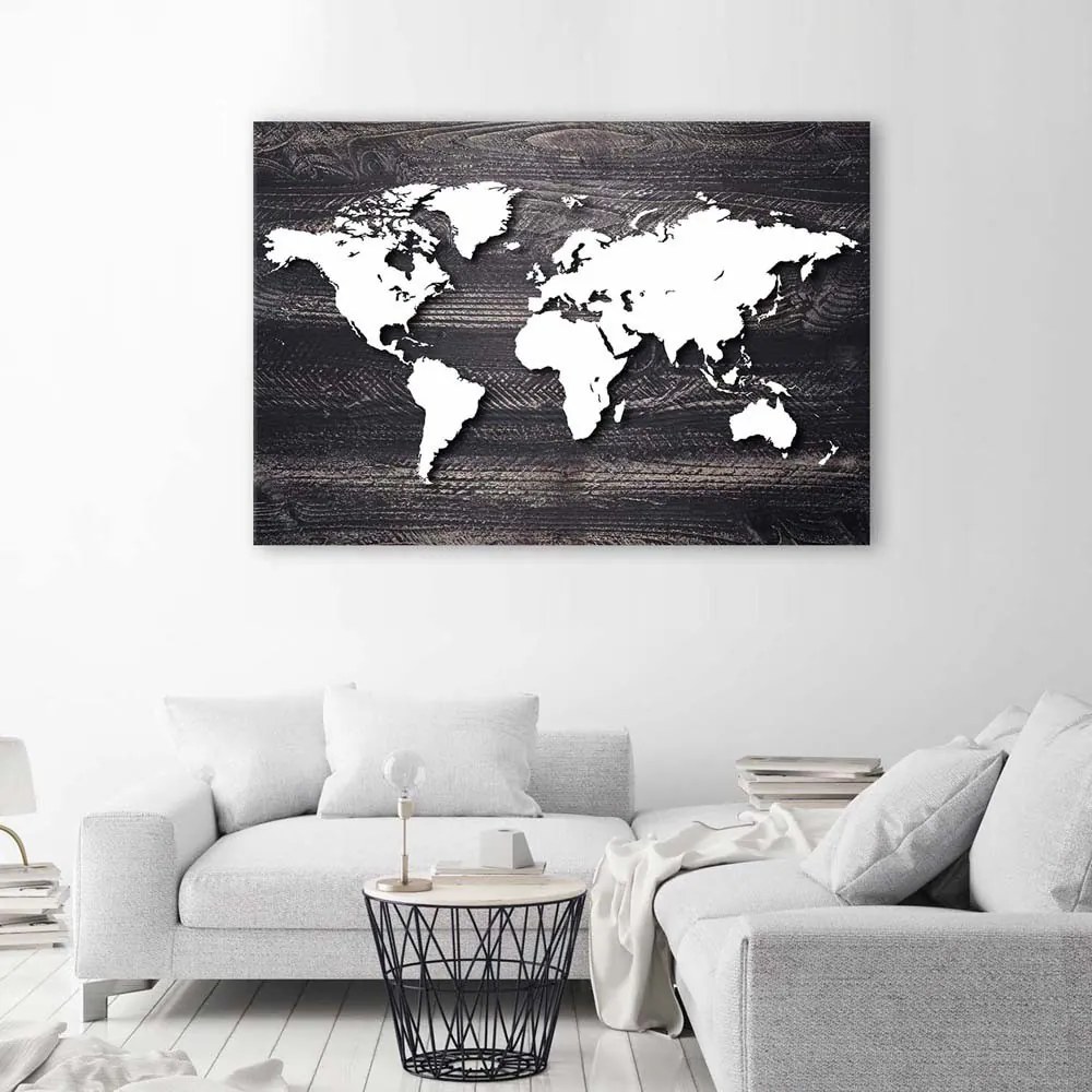 Gario Vászonkép VilágtérVászonkép Szürke fára Méret: 120 x 80 cm