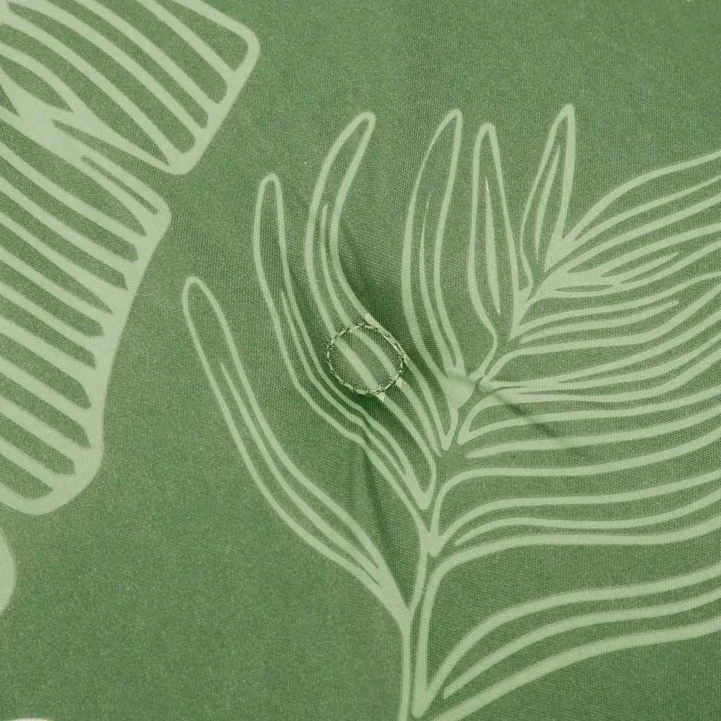 levélmintás oxford szövet kerti padpárna 150x50x4 cm