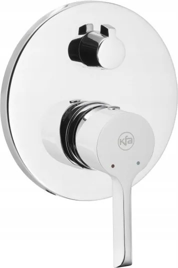 Angelit kétutas falsík alatti csaptelep, fehér-króm (4729-410-40) /sm/