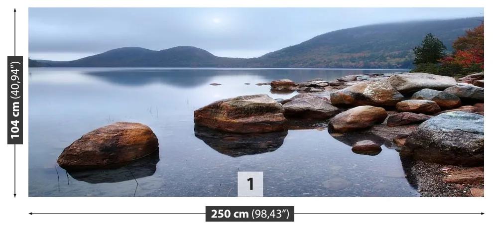 Fotótapéta hegyi tó 104x70 cm
