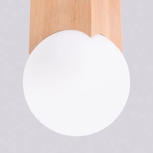 Sollux SL.1407 - Spotlámpa SOLIS 1xG9/8W/230V bükkfa