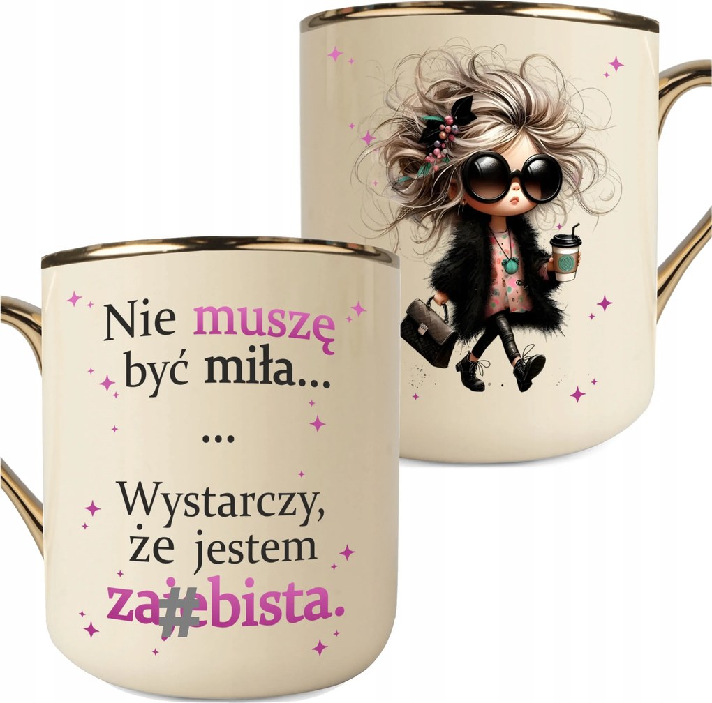 Krém-arany Bögre Nem Kell Kedvesnek Lennem Elég, Ha Elfoglalt Vagyok