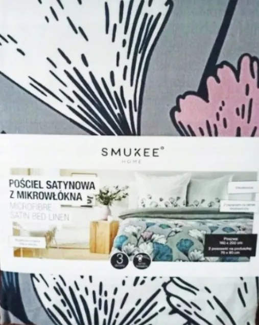 Szatén ágyneműhuzat 160 x200 2 párnahuzat