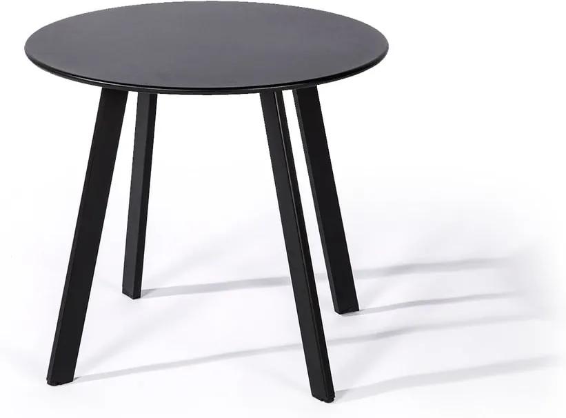 Full Steel fekete kerti asztal, ø 50 cm - Le Bonom