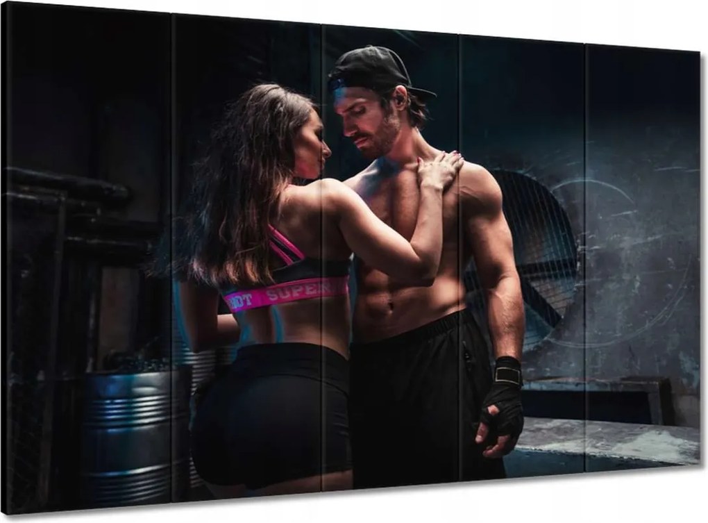 Képek 100x70 Szerelem az edzőteremből Erő