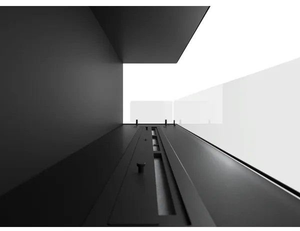 InFire - Sarok BIO kandalló 110x45 cm 3kW fekete