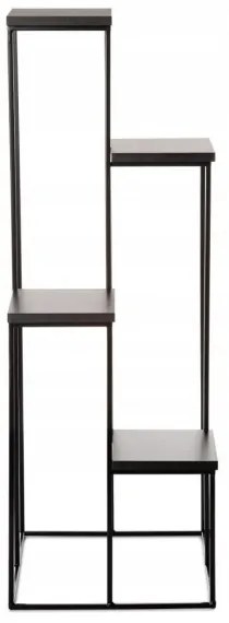 KASKADA virágtartó állvány 110x40 cm fekete