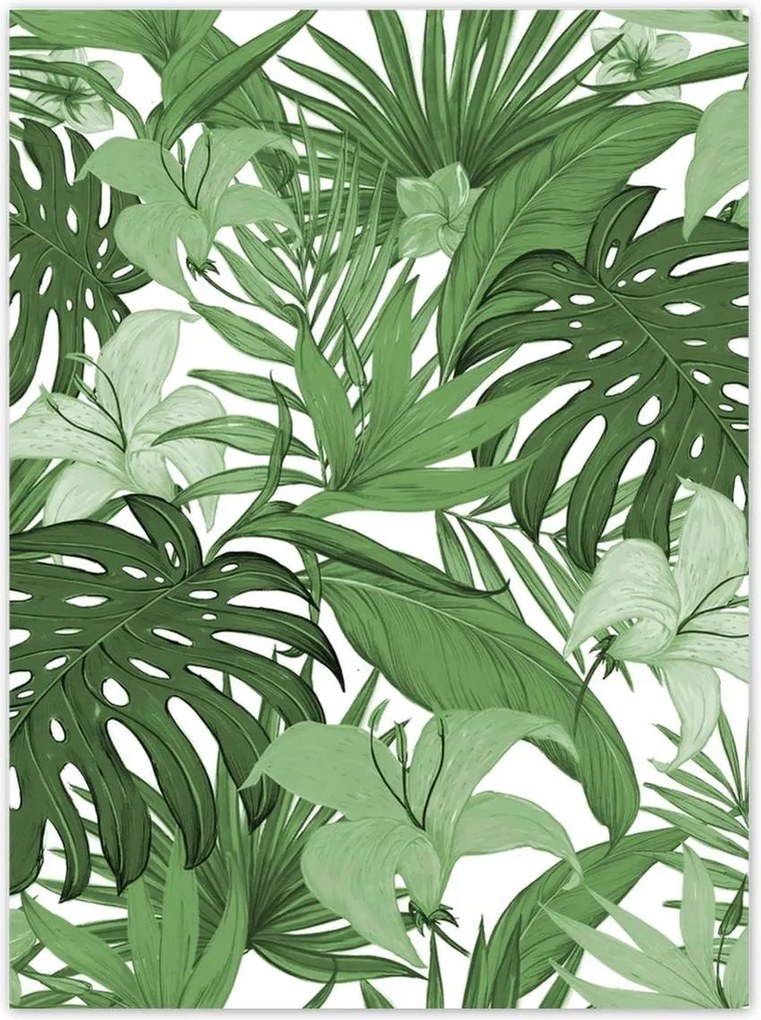 Poszterek 100x135 Monstera Modern minta