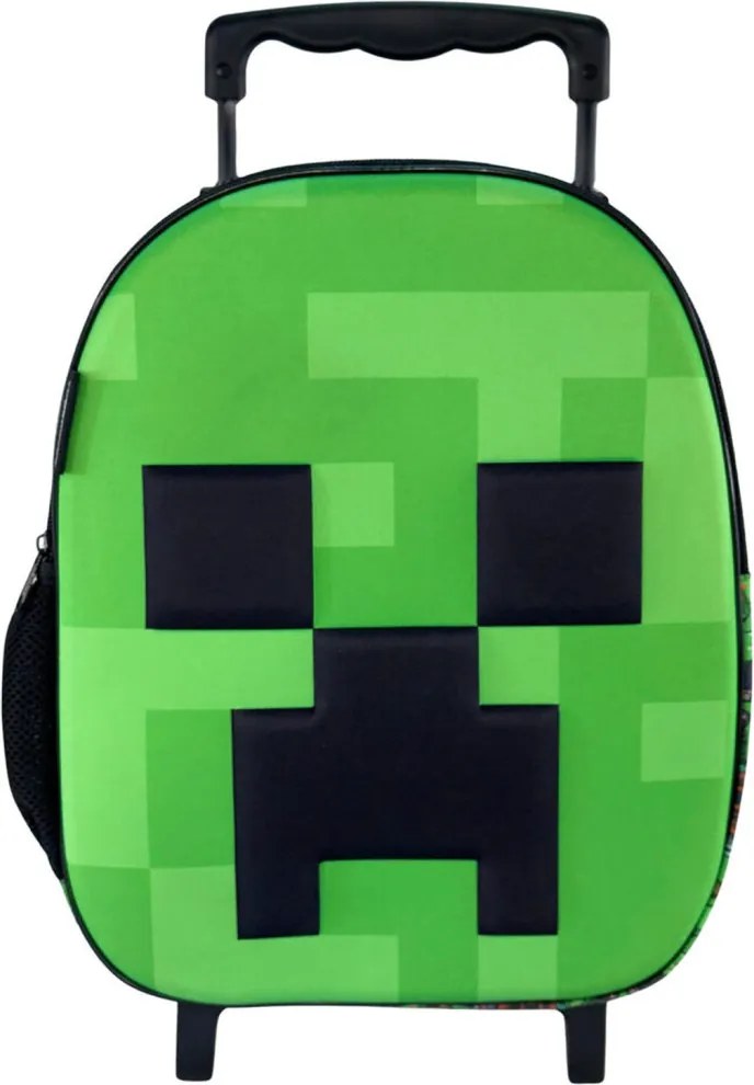 Minecraft Face gurulós ovis 3D hátizsák, táska 32 cm
