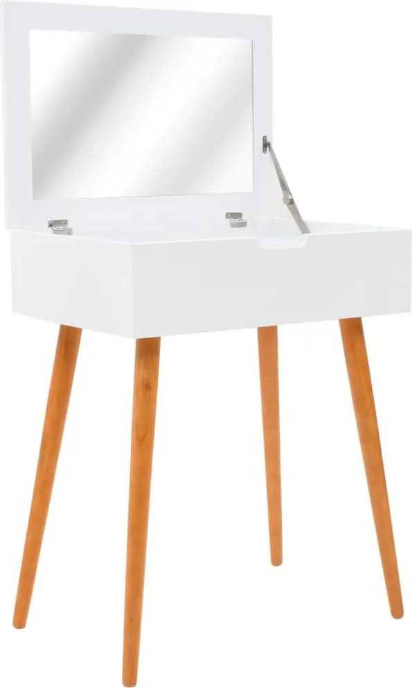 vidaXL MDF öltözőasztal tükörrel 60 x 40 x 75 cm