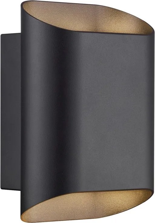 Nordlux modern kültéri fali lámpa nico fekete nor2618191003