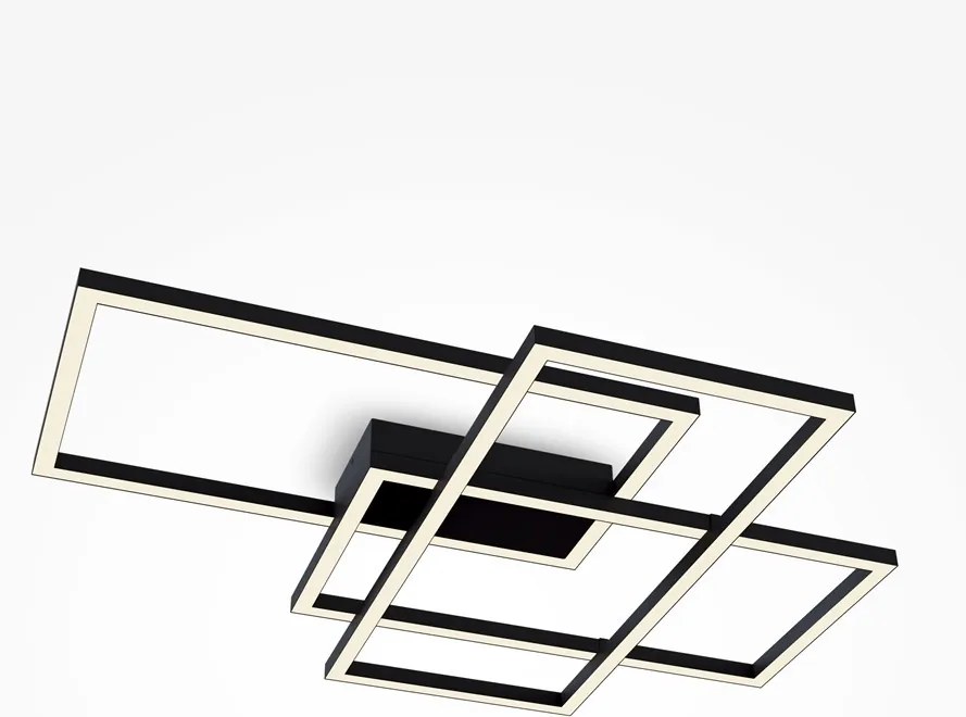 MAYTONI MOD016CL-L80BK Modern LED Mennyezeti Lámpa Fekete LED IP20
