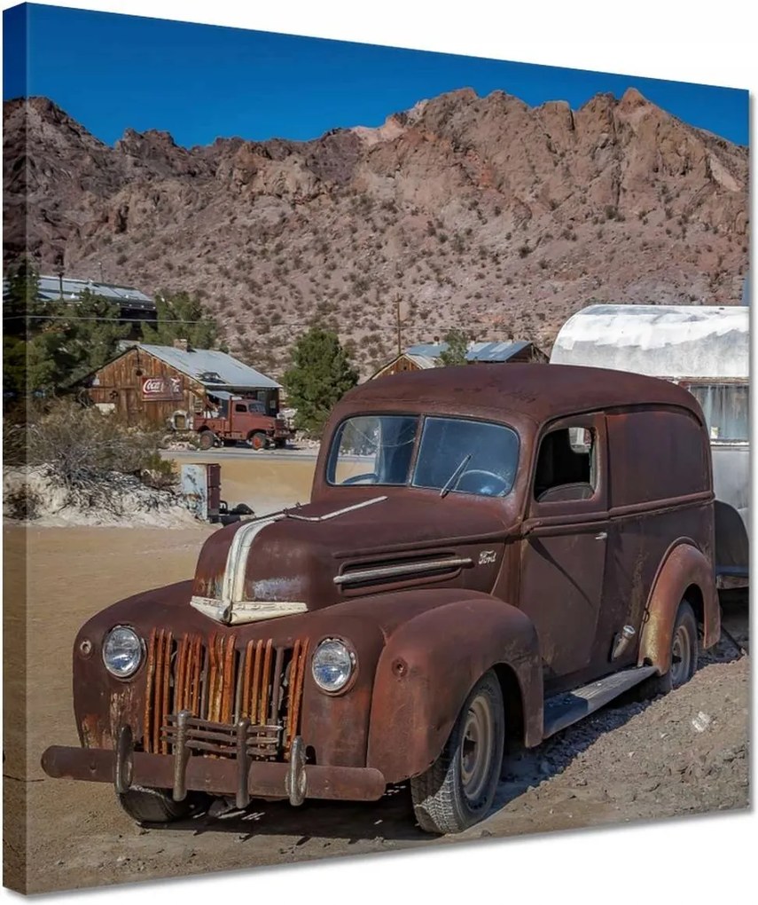 Vászonkép 30x30 Lakókocsi