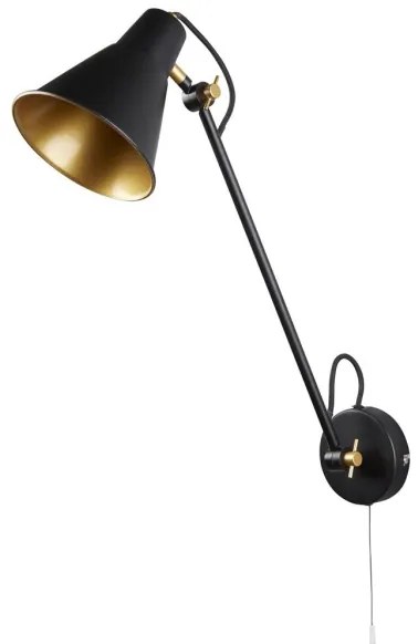 Searchlight 6302BK  - Fali lámpa STAB 1xE27/10W/230V