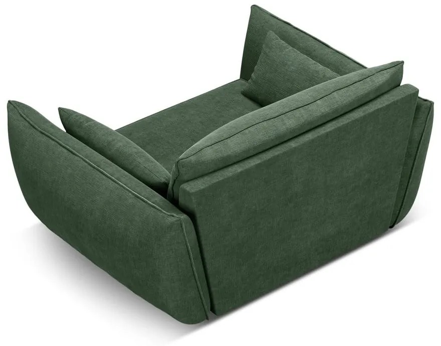 Sötétzöld fotel Vanda – Mazzini Sofas