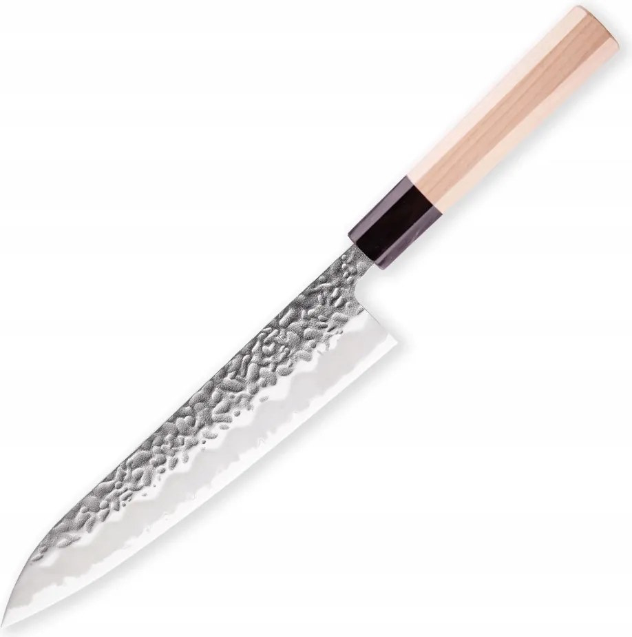 Gyuto/Séf kés Hokiyama -Tosa-Ichi Saiun Tsuchime 210 mm magnólia