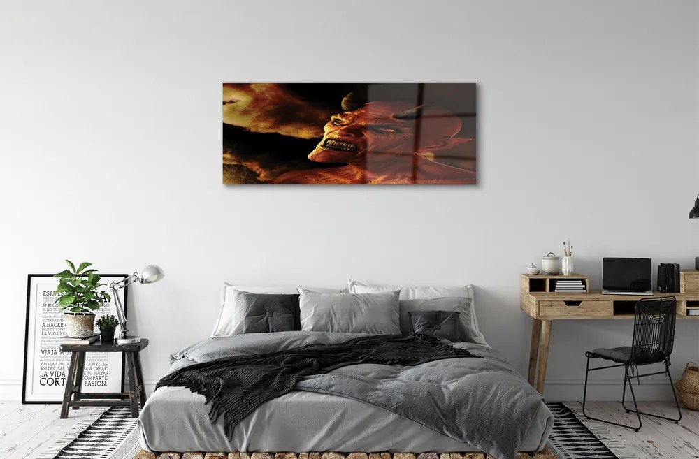 Üvegképek Ördög 120x60cm
