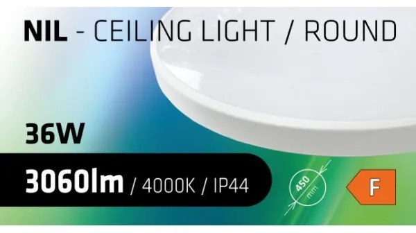 LED Fürdőszobai mennyezeti lámpa CIRCLE LED/36W/230V 4000K átm. 45 cm IP44 fehér