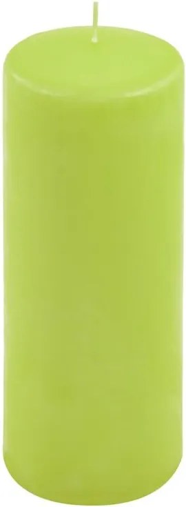 Gyertya készlet 20 cm Ø 7,5 cm 4 db világoszöld