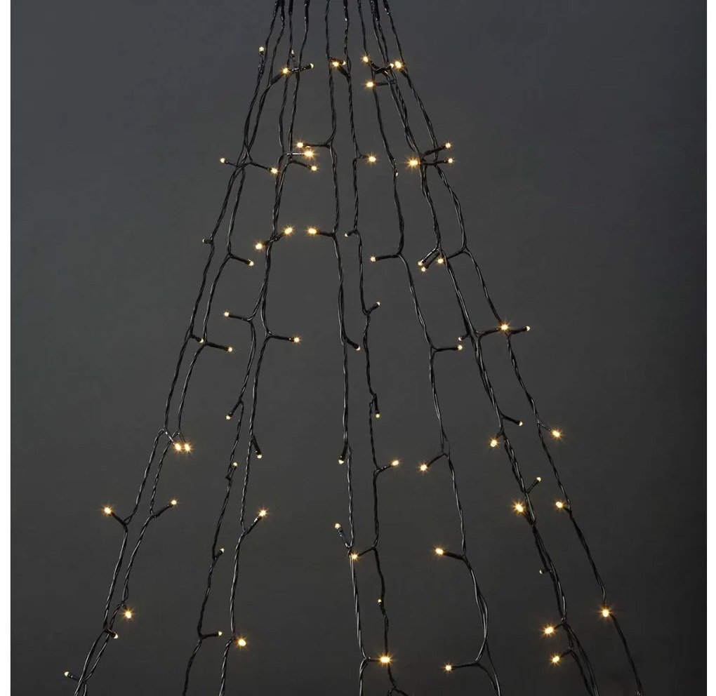 Nedis WIFILXT01W200 - LED Karácsonyi függöny 200xLED/8 funkciók 10x2m IP65 Wi-Fi Tuya