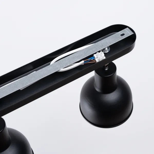 Sollux SL.1317 - Spotlámpa ELBA 2xE27/15W/230V fekete